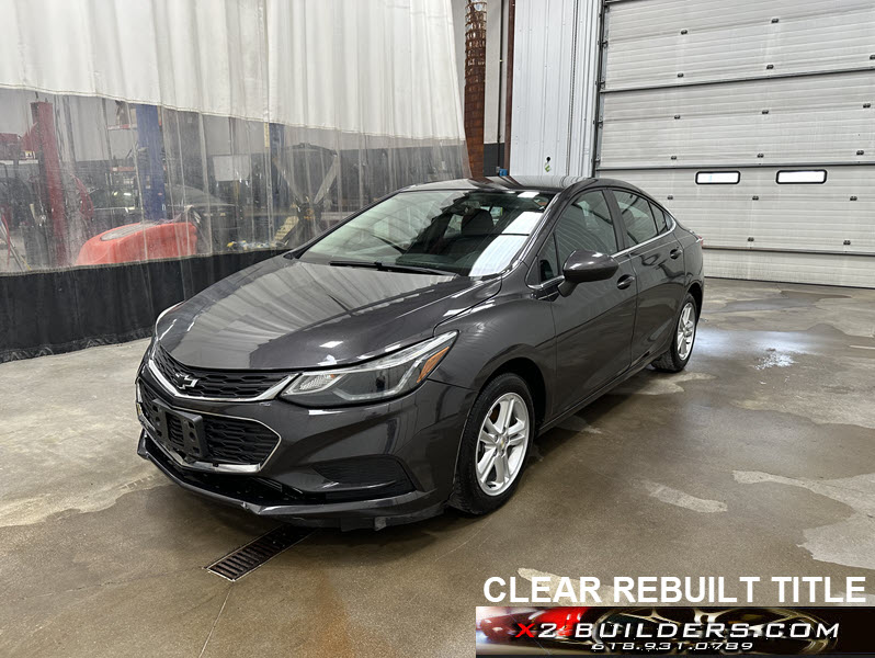 2017 Chevrolet Cruze LT CLEAR REBUILT TITLE
